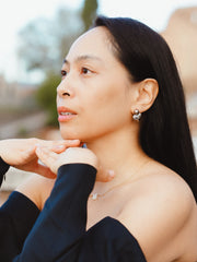 Eternal Knot II gris (Single Earring)