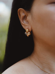 Eternal Knot III jaune (Single Earring)