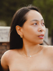 Eternal Knot III jaune (Single Earring)